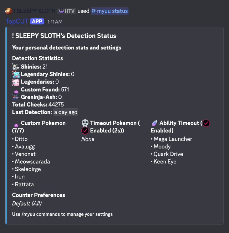 Detection Dashboard
